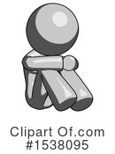 Gray Design Mascot Clipart #1538095 by Leo Blanchette