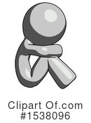 Gray Design Mascot Clipart #1538096 by Leo Blanchette