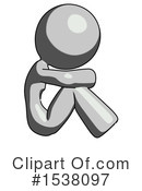 Gray Design Mascot Clipart #1538097 by Leo Blanchette