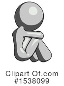 Gray Design Mascot Clipart #1538099 by Leo Blanchette