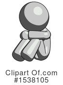 Gray Design Mascot Clipart #1538105 by Leo Blanchette