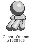 Gray Design Mascot Clipart #1538106 by Leo Blanchette