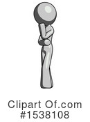 Gray Design Mascot Clipart #1538108 by Leo Blanchette