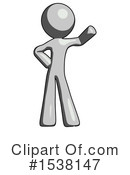 Gray Design Mascot Clipart #1538147 by Leo Blanchette