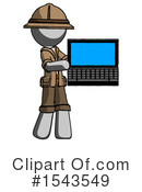 Gray Design Mascot Clipart #1543549 by Leo Blanchette