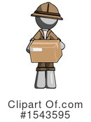 Gray Design Mascot Clipart #1543595 by Leo Blanchette