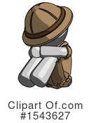 Gray Design Mascot Clipart #1543627 by Leo Blanchette