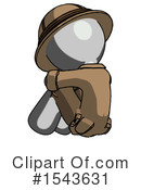 Gray Design Mascot Clipart #1543631 by Leo Blanchette
