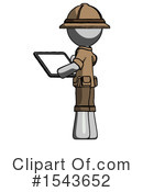 Gray Design Mascot Clipart #1543652 by Leo Blanchette