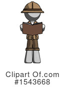 Gray Design Mascot Clipart #1543668 by Leo Blanchette