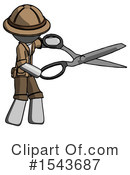 Gray Design Mascot Clipart #1543687 by Leo Blanchette