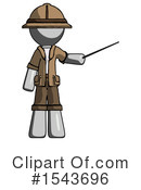 Gray Design Mascot Clipart #1543696 by Leo Blanchette