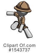 Gray Design Mascot Clipart #1543737 by Leo Blanchette