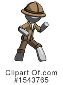 Gray Design Mascot Clipart #1543765 by Leo Blanchette
