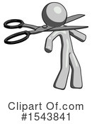Gray Design Mascot Clipart #1543841 by Leo Blanchette