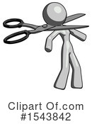 Gray Design Mascot Clipart #1543842 by Leo Blanchette