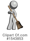 Gray Design Mascot Clipart #1543853 by Leo Blanchette