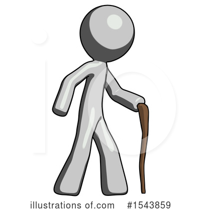 Royalty-Free (RF) Gray Design Mascot Clipart Illustration by Leo Blanchette - Stock Sample #1543859