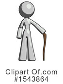 Gray Design Mascot Clipart #1543864 by Leo Blanchette