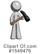 Gray Design Mascot Clipart #1549476 by Leo Blanchette