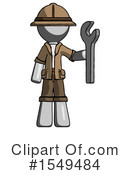 Gray Design Mascot Clipart #1549484 by Leo Blanchette