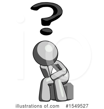 Royalty-Free (RF) Gray Design Mascot Clipart Illustration by Leo Blanchette - Stock Sample #1549527