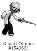 Gray Design Mascot Clipart #1549631 by Leo Blanchette
