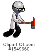 Gray Design Mascot Clipart #1549660 by Leo Blanchette