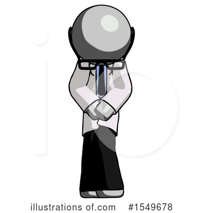 Royalty-Free (RF) Gray Design Mascot Clipart Illustration by Leo Blanchette - Stock Sample #1549678