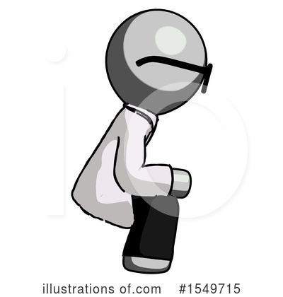 Royalty-Free (RF) Gray Design Mascot Clipart Illustration by Leo Blanchette - Stock Sample #1549715