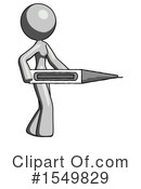 Gray Design Mascot Clipart #1549829 by Leo Blanchette