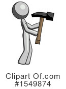 Gray Design Mascot Clipart #1549874 by Leo Blanchette