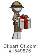 Gray Design Mascot Clipart #1549876 by Leo Blanchette