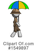 Gray Design Mascot Clipart #1549897 by Leo Blanchette