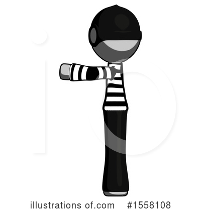 Royalty-Free (RF) Gray Design Mascot Clipart Illustration by Leo Blanchette - Stock Sample #1558108