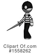 Gray Design Mascot Clipart #1558262 by Leo Blanchette