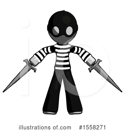 Royalty-Free (RF) Gray Design Mascot Clipart Illustration by Leo Blanchette - Stock Sample #1558271