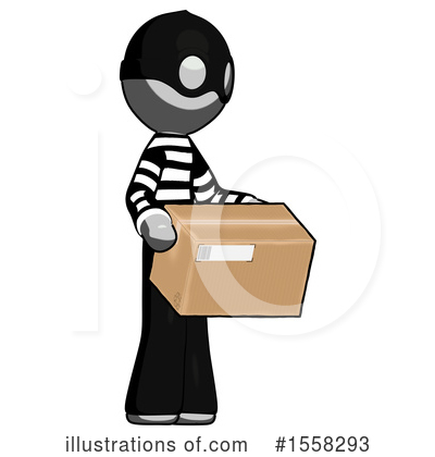 Royalty-Free (RF) Gray Design Mascot Clipart Illustration by Leo Blanchette - Stock Sample #1558293