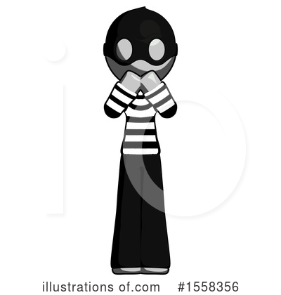 Royalty-Free (RF) Gray Design Mascot Clipart Illustration by Leo Blanchette - Stock Sample #1558356