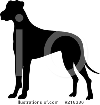 Dog Silhouette Clipart #218386 by Pams Clipart