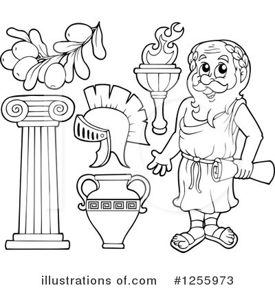 Greece Clipart #1255973 by visekart