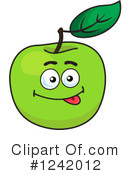 Green Apple Clipart #1242012 by Vector Tradition SM