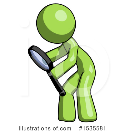 Royalty-Free (RF) Green Design Mascot Clipart Illustration by Leo Blanchette - Stock Sample #1535581