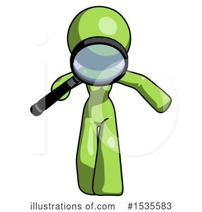 Royalty-Free (RF) Green Design Mascot Clipart Illustration by Leo Blanchette - Stock Sample #1535583