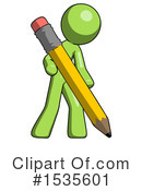 Green Design Mascot Clipart #1535601 by Leo Blanchette