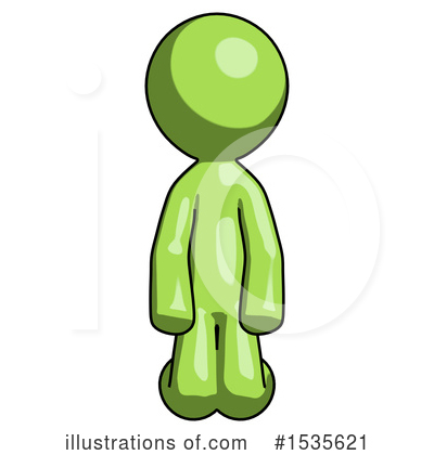 Royalty-Free (RF) Green Design Mascot Clipart Illustration by Leo Blanchette - Stock Sample #1535621