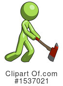 Green Design Mascot Clipart #1537021 by Leo Blanchette