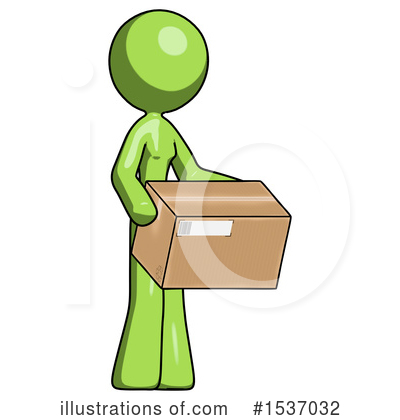 Royalty-Free (RF) Green Design Mascot Clipart Illustration by Leo Blanchette - Stock Sample #1537032