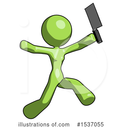 Royalty-Free (RF) Green Design Mascot Clipart Illustration by Leo Blanchette - Stock Sample #1537055
