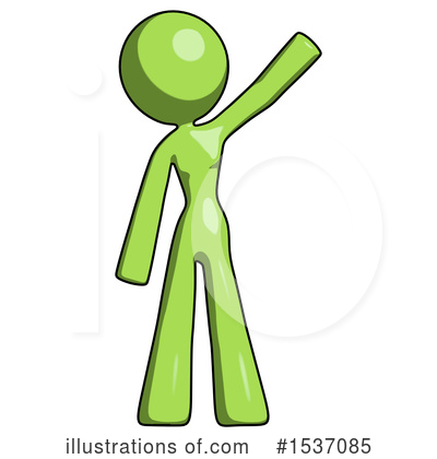 Royalty-Free (RF) Green Design Mascot Clipart Illustration by Leo Blanchette - Stock Sample #1537085